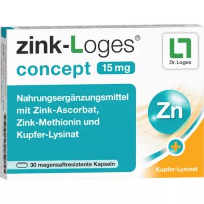ZINK-LOGES concept 15 mg enterokapsler, 30 stk