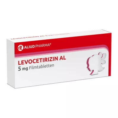 LEVOCETIRIZIN AL 5 mg filmdrasjerte tabletter, 20 stk