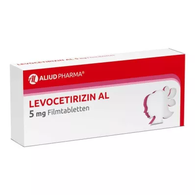 LEVOCETIRIZIN AL 5 mg filmdrasjerte tabletter, 100 stk