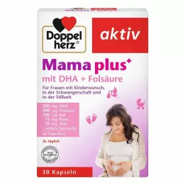 DOPPELHERZ Mum plus med DHA+folsyre kapsler, 30 stk