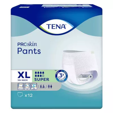 TENA Bukser Super XL Engangsbukser for inkontinens, 12 stk