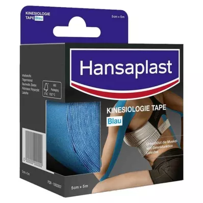 Hansaplast Sport Kinesiology Tape 5 cm x 5 m blå, 1 stk