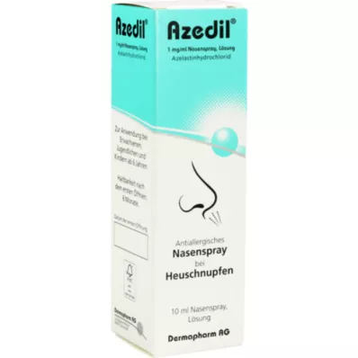 AZEDIL 1 mg/ml nesespray, oppløsning, 10 ml