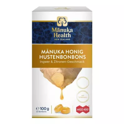 Manuka Health Mgo 400 + ingefær-sitron-lollipops, 100 g Manuka Health Mgo 400 + ingefær-sitron-lollipops, 100 g