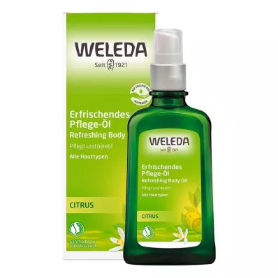 WELEDA Oppfriskende pleieolje med sitrusfrukter, 100 ml WELEDA Oppfriskende pleieolje med sitrusfrukter, 100 ml
