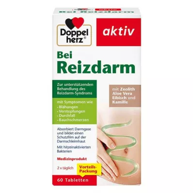 DOPPELHERZ for irritabel tarm-tabletter, 60 stk DOPPELHERZ for irritabel tarm-tabletter, 60 stk
