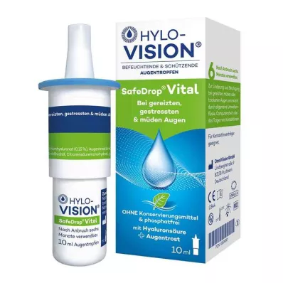 HYLO-VISION SafeDrop Vital øyedråper, 10 ml HYLO-VISION SafeDrop Vital øyedråper, 10 ml