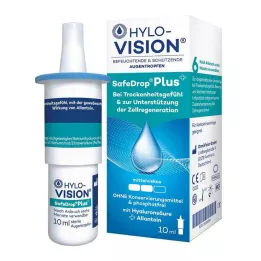 HYLO-VISION SafeDrop Plus øyedråper, 10 ml