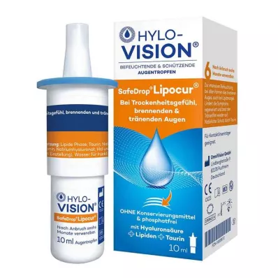 HYLO-VISION SafeDrop Lipocur øyedråper, 10 ml HYLO-VISION SafeDrop Lipocur øyedråper, 10 ml