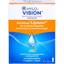 HYLO-VISION SafeDrop Lipocur øyedråper, 2X10 ml