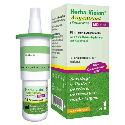 HERBA-VISION Øyenbrus MD sine øyedråper, 10 ml