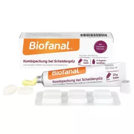 BIOFANAL Kombinasjonspakning for vaginal mykose, Vagtab + salve, 1 stk