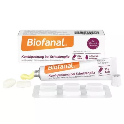 Biofanal® kombinasjonspakke for vaginal trost, 1 stk