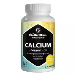 CALCIUM D3 600 mg/400 IE vegetariske tabletter, 120 stk