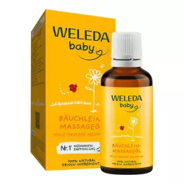 WELEDA Massasjeolje for babymage, 50 ml