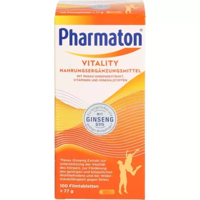 PHARMATON Vitality filmdrasjerte tabletter, 100 stk