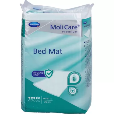 MOLICARE Premium sengematte 5 dråper 40x60 cm, 30 stk