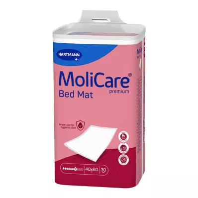 MOLICARE Premium sengematte 7 dråper 40x60 cm, 30 stk MOLICARE Premium sengematte 7 dråper 40x60 cm, 30 stk