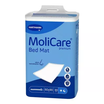 MOLICARE Premium sengematte 9 dråper 60x90 cm, 30 stk