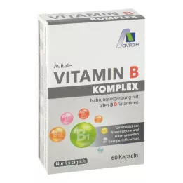 VITAMIN B KOMPLEX Kapsler, 60 stk