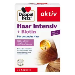DOPPELHERZ Hair Intensive+Biotin kapsler, 30 kapsler