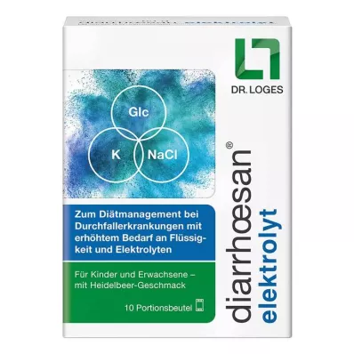 Diaréelektrolyttpulver for å lage en mikstur, 10 stk Diaréelektrolyttpulver for å lage en mikstur, 10 stk