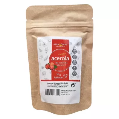 ACEROLA VITAMIN C sugetabletter uten tilsatt sukker, 70 g ACEROLA VITAMIN C sugetabletter uten tilsatt sukker, 70 g