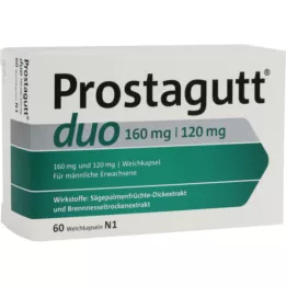 PROSTAGUTT duo 160 mg/120 mg myke kapsler, 60 stk