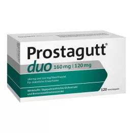 PROSTAGUTT duo 160 mg/120 mg myke kapsler 120 stk