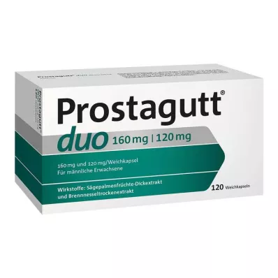 PROSTAGUTT duo 160 mg/120 mg myke kapsler 120 stk