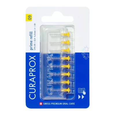 Curaprox Cps 09 prime interdental børste refill, 8 stk