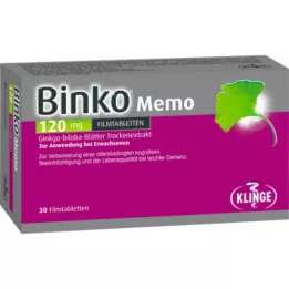 BINKO Memo 120 mg filmdrasjerte tabletter, 30 stk