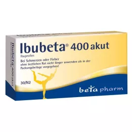 IBUBETA 400 akutte filmdrasjerte tabletter, 30 stk