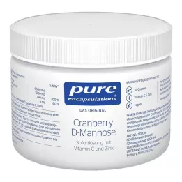 PURE ENCAPSULATIONS D-mannosepulver av tranebær, 37 g