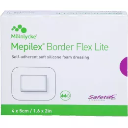 MEPILEX Border Flex Lite skumbandasje 4x5 cm, 10 stk