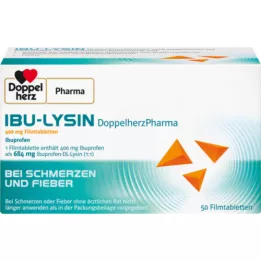 IBU-LYSIN DoppelherzPharma 400 mg filmdrasjerte tabletter, 50 stk