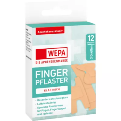 WEPA Fingerlapper mix 3 størrelser, 12 stk