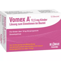 VOMEX 12,5 mg oral oppløsning til barn i dosepose, 12 stk