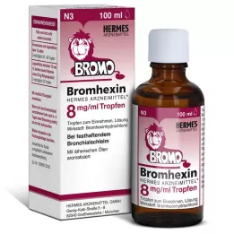 BROMHEXIN Hermes Arzneimittel 8 mg/ml dråper, 100 ml