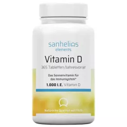 SANHELIOS D-vitamin 1000 IE tabletter, 365 stk