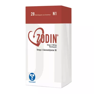 ZODIN Omega-3 1 000 mg myke kapsler, 28 stk ZODIN Omega-3 1 000 mg myke kapsler, 28 stk