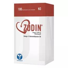 ZODIN Omega-3 1 000 mg myke kapsler, 100 stk