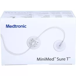 MINIMED Sure-T 6 mm 80 cm infusjonssett, 10 stk