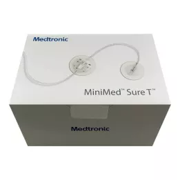 MINIMED Sure-T 8 mm 80 cm infusjonssett, 10 stk