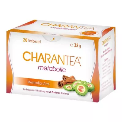 CHARANTEA filterpose for urtete med metabolsk kanel, 20 stk