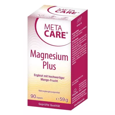 Meta Care Magnesium Plus kapsler, 90 stk Meta Care Magnesium Plus kapsler, 90 stk