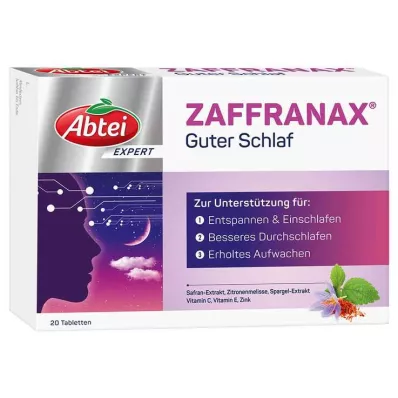 Abtei Expert Zaffranax Good Sleep Tablets, 20 stk Abtei Expert Zaffranax Good Sleep Tablets, 20 stk