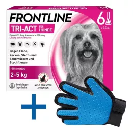 FRONTLINE Tri-Act Drop-on-løsning for hunder 2-5 kg, 6 stk