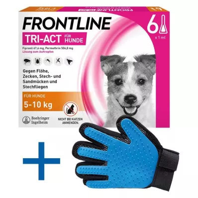 FRONTLINE Tri-Act Drop-on-løsning for hunder 5-10 kg, 6 stk
