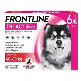 FRONTLINE Tri-Act Drop-on-løsning for hunder 40-60 kg, 6 stk